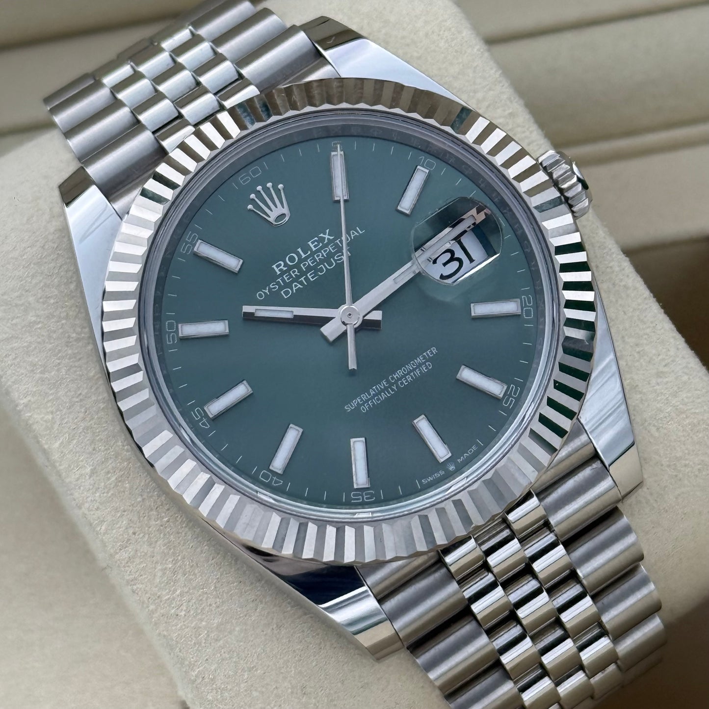 Datejust 41, Mintgrün