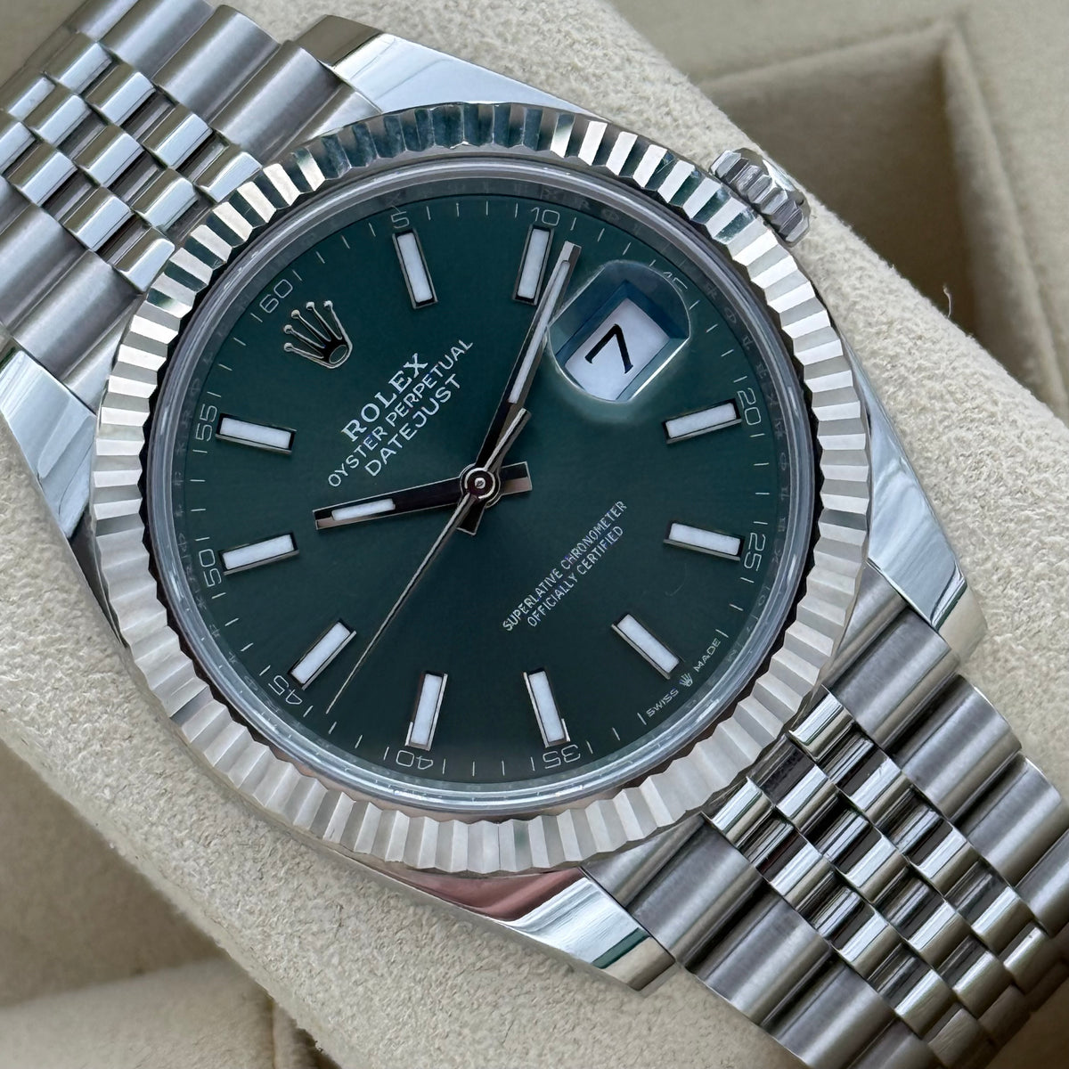 Datejust 41, Mintgrün