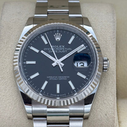 Datejust 36, Schwarz