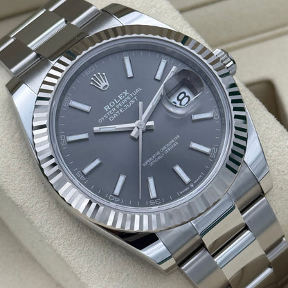 Datejust 41 „Rhodium“ unworn
