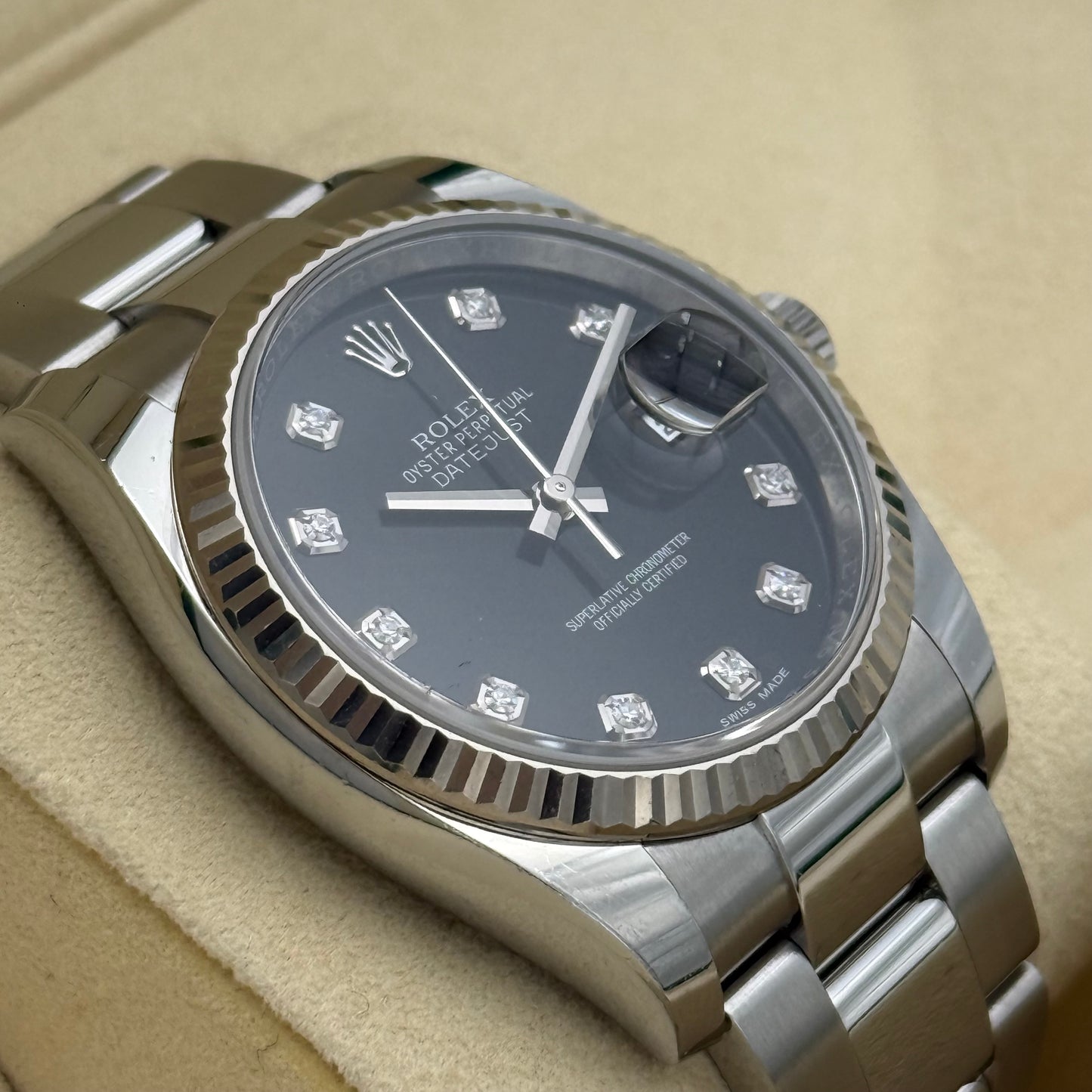 Datejust 36, Diamanten