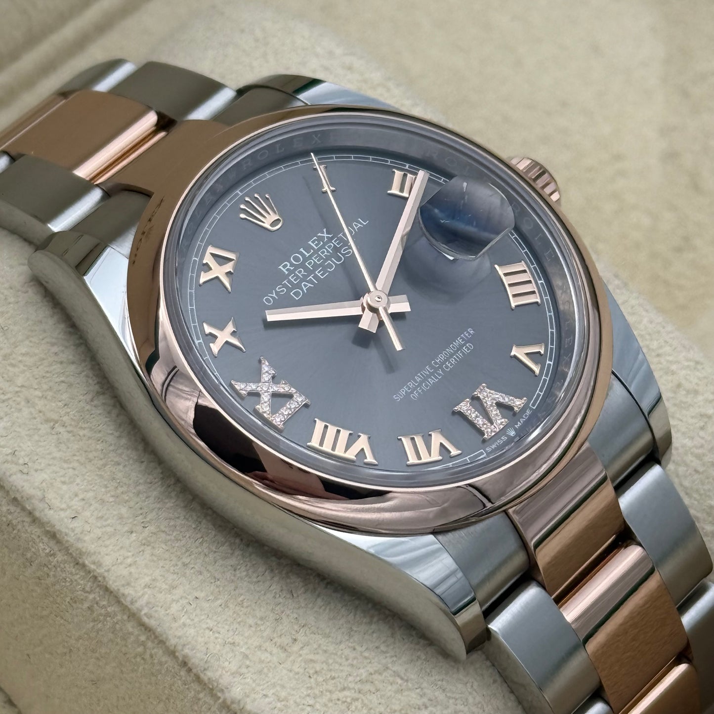 Datejust 36, Stahlrosegold