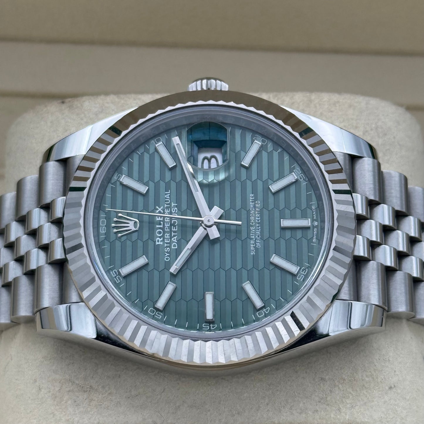 Datejust 41 „Mintgrün“
