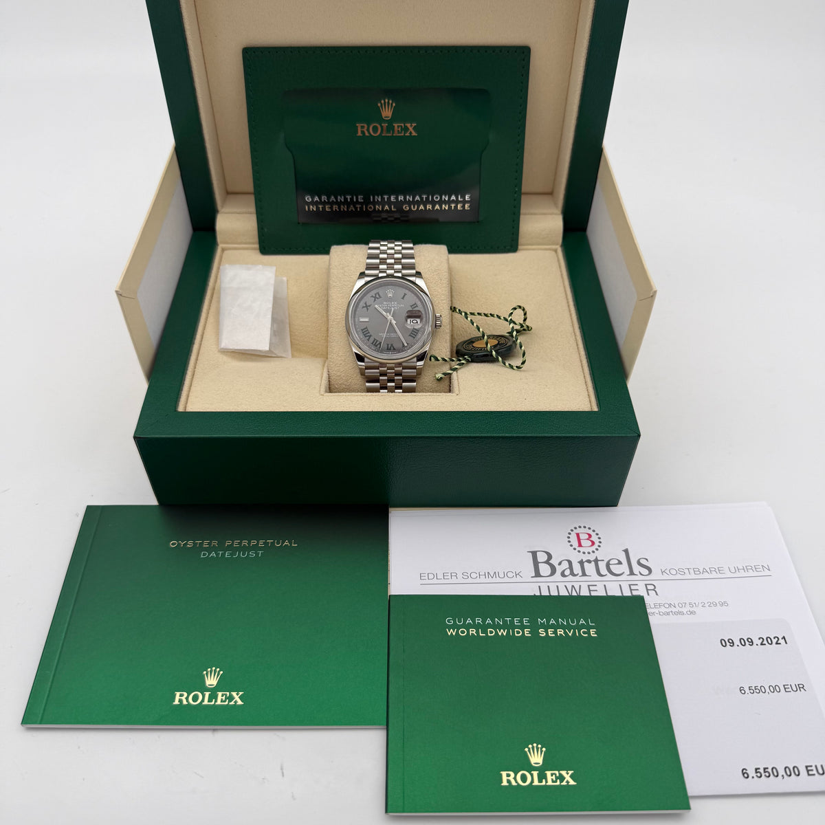 Datejust 36 „Wimbledon“