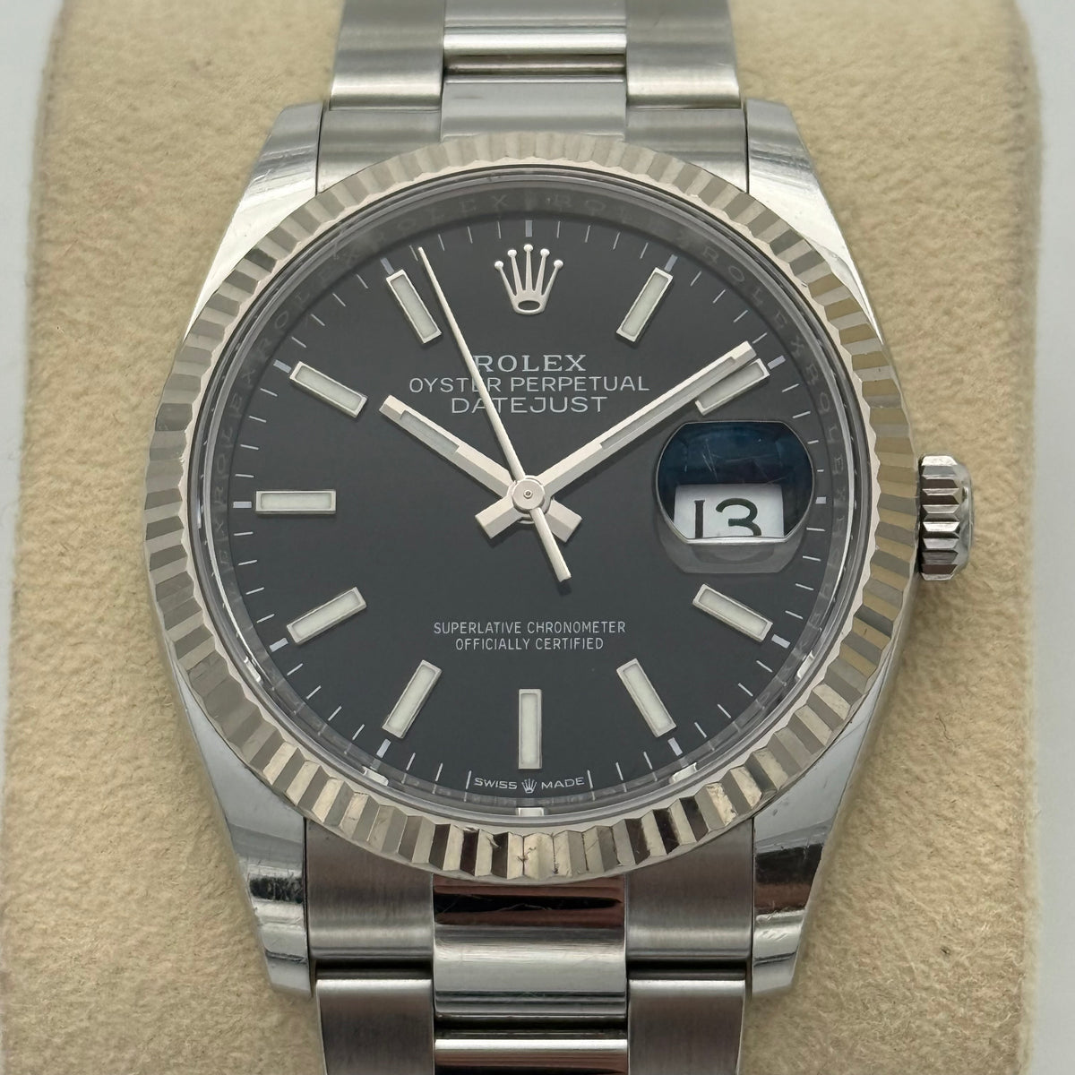 Datejust 36, Schwarz