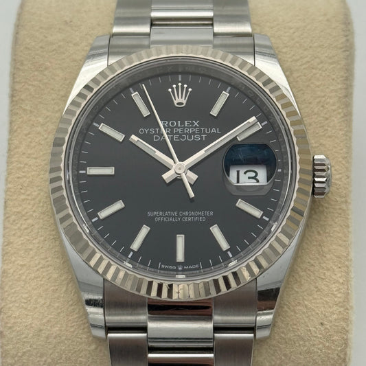 Datejust 36, Schwarz