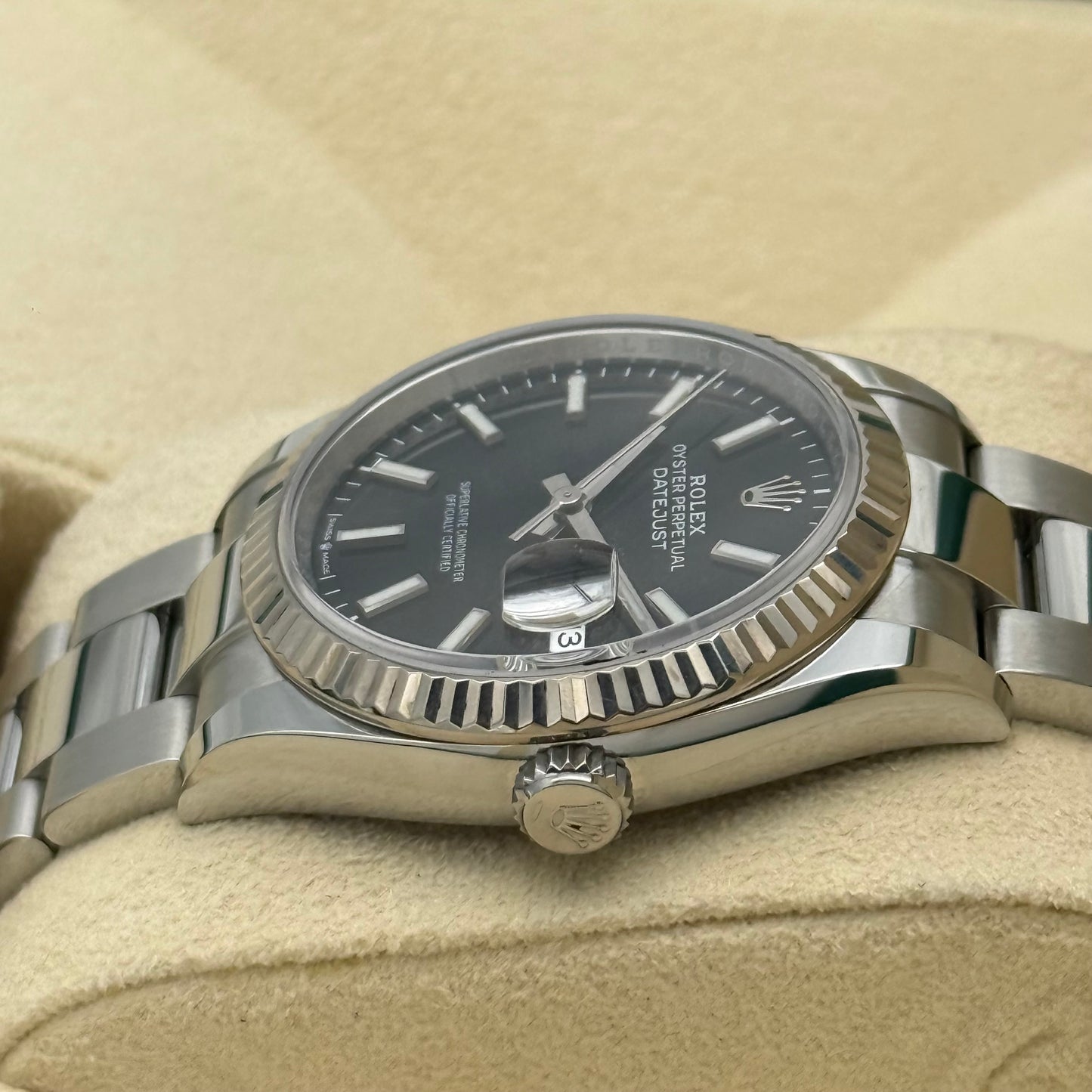 Datejust 36, Schwarz
