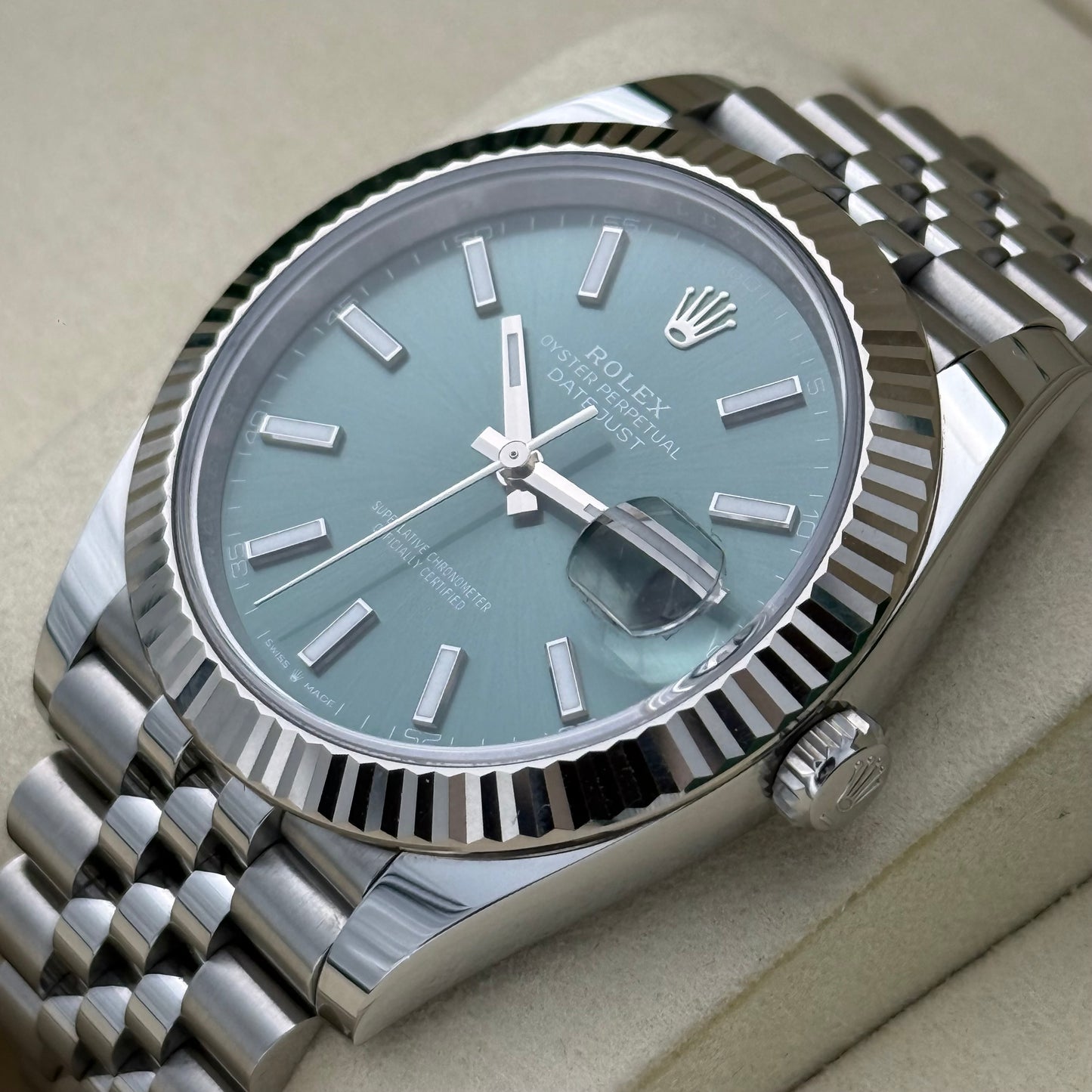 Datejust 41, Mintgrün