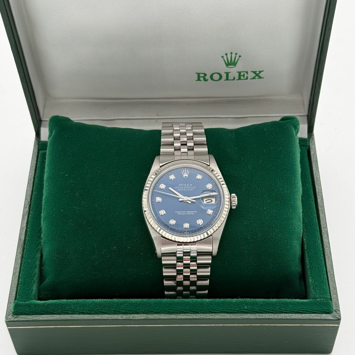 Datejust 36, Blau