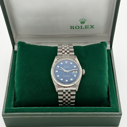 Datejust 36, Blau