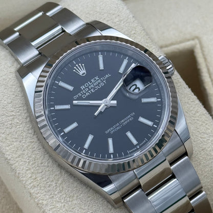 Datejust 36, Schwarz