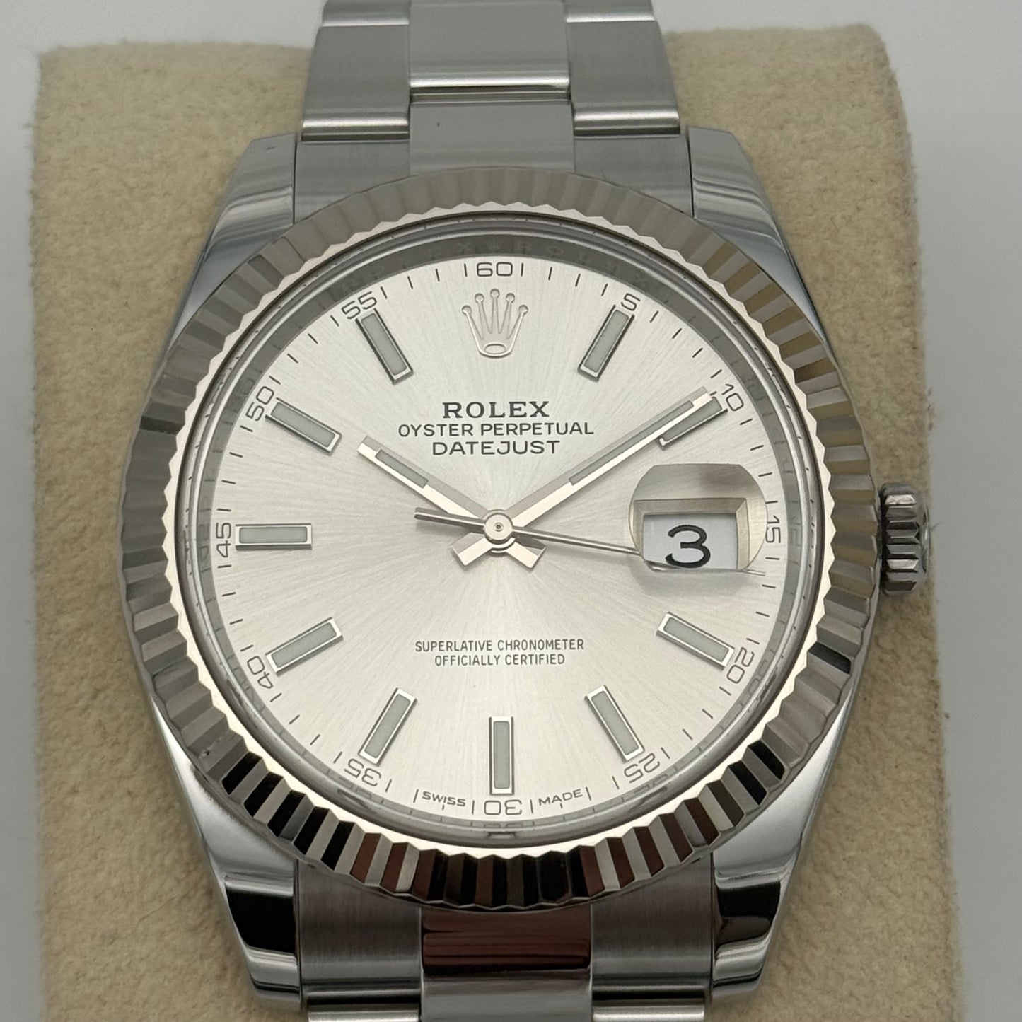 Datejust 41 „Frischer Rolex Service“