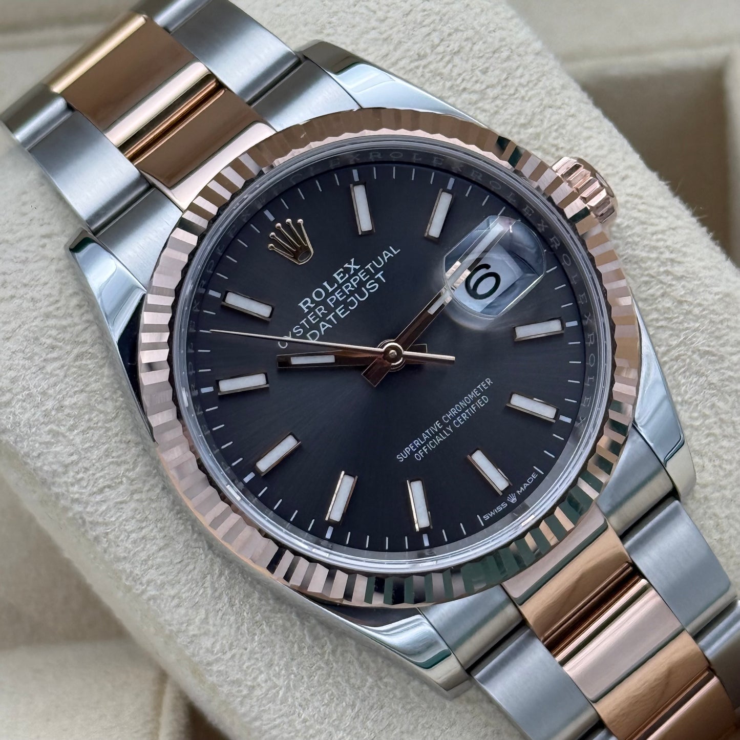 Datejust 36, Stahlrosegold