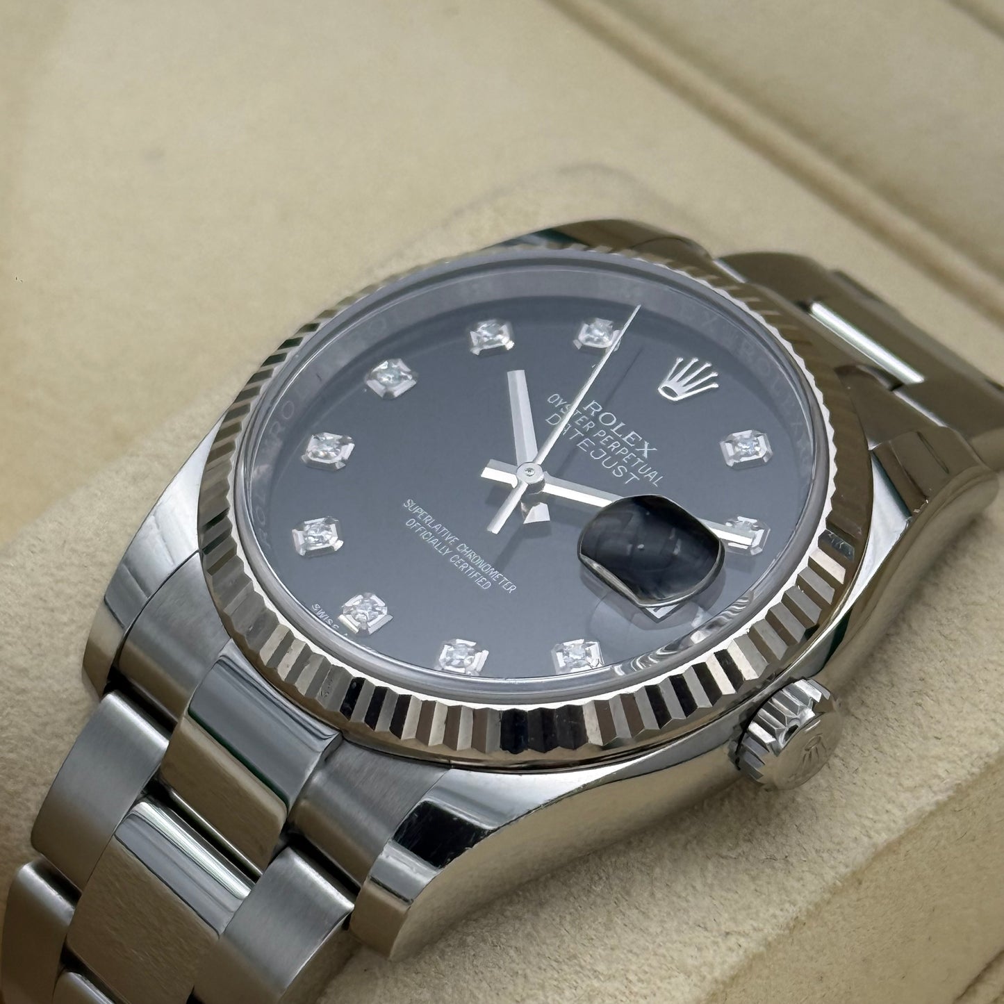 Datejust 36, Diamanten