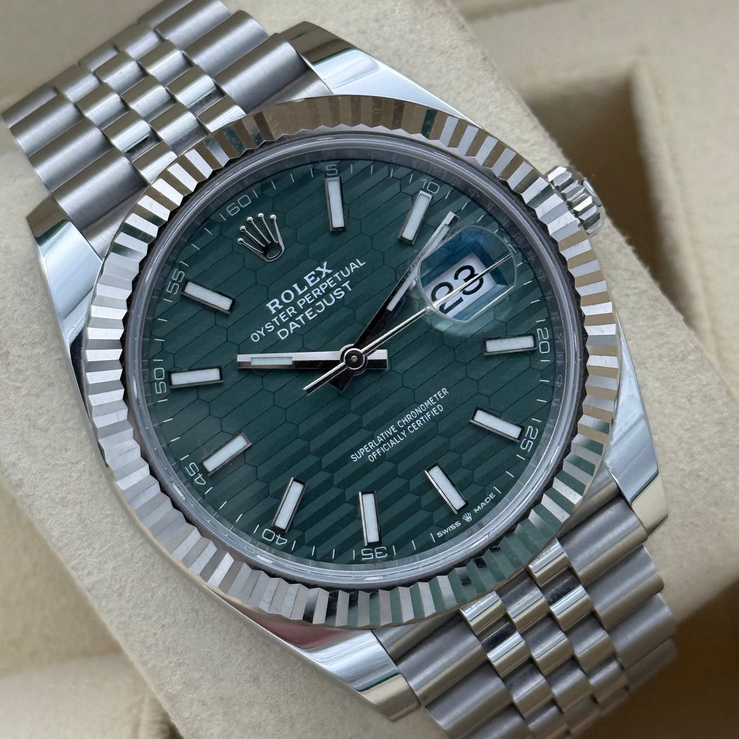 Datejust 41 „Mintgrün“