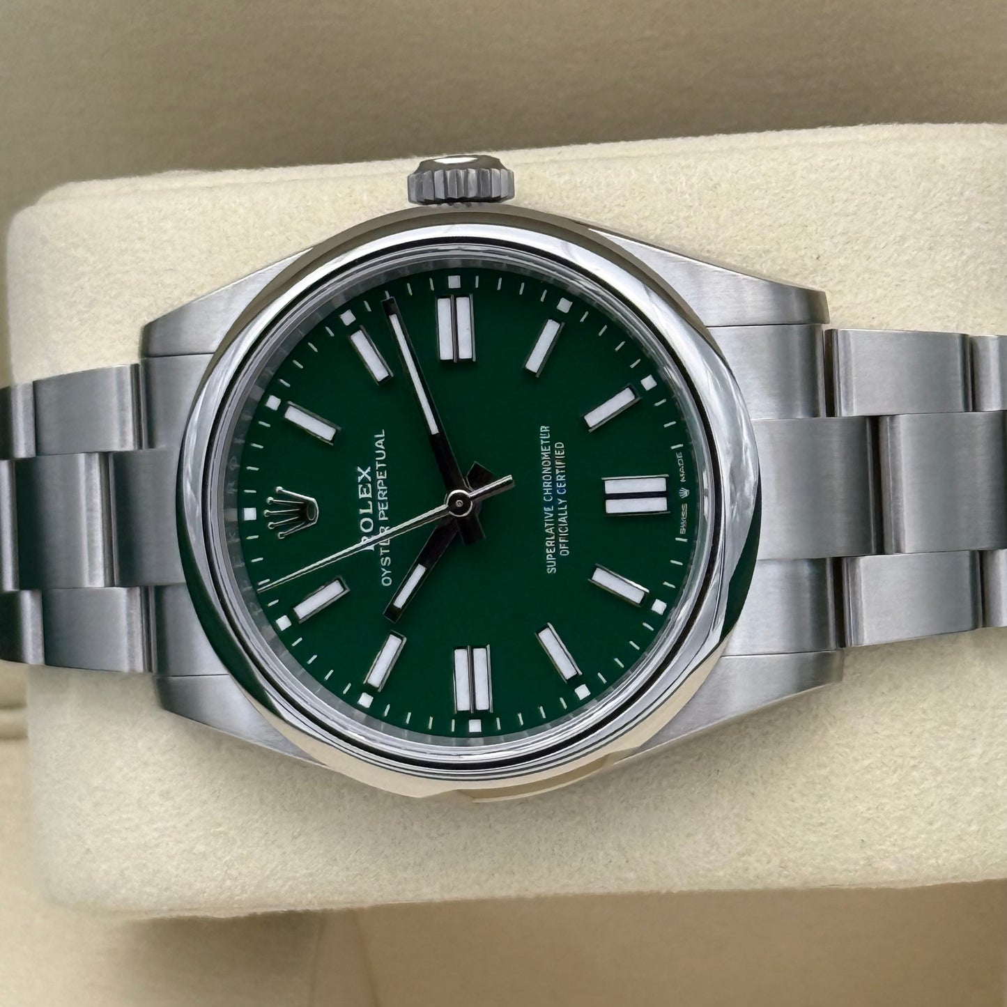 Oyster Perpetual 41 „Grün“