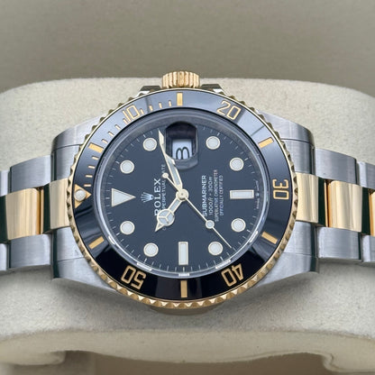 Submariner Date 41, Stahlgold