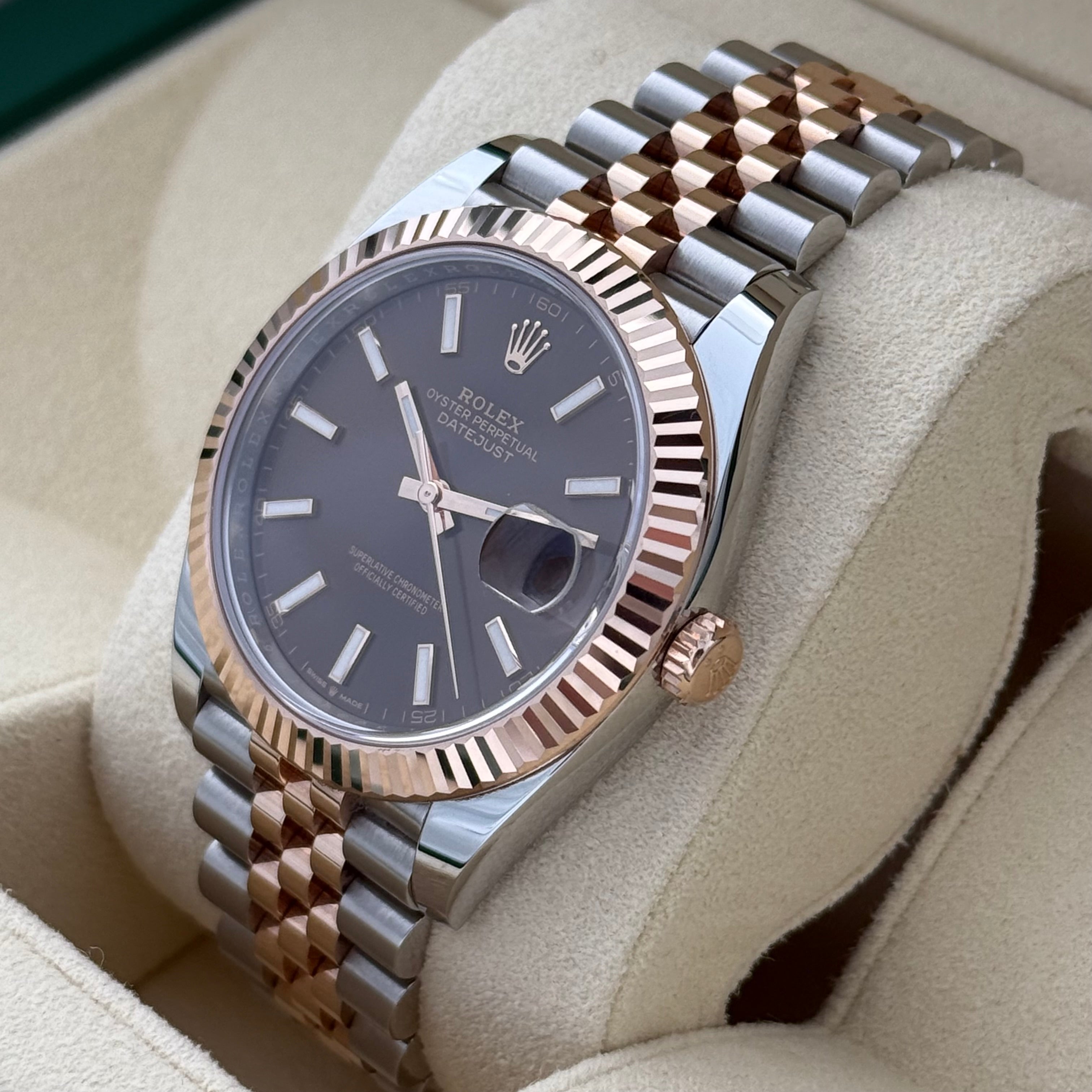 Datejust 41, Stahlrosegold