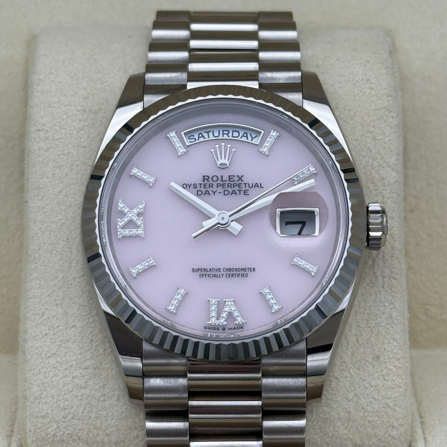 Day Date 36 „Opal Pink“