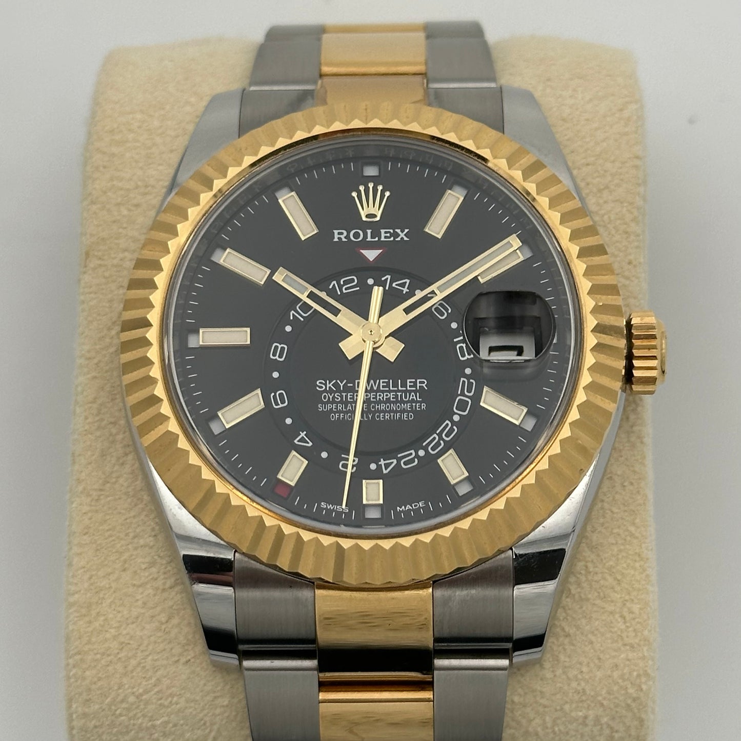 Sky Dweller „Stahlgold“