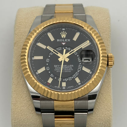 Sky Dweller „Stahlgold“