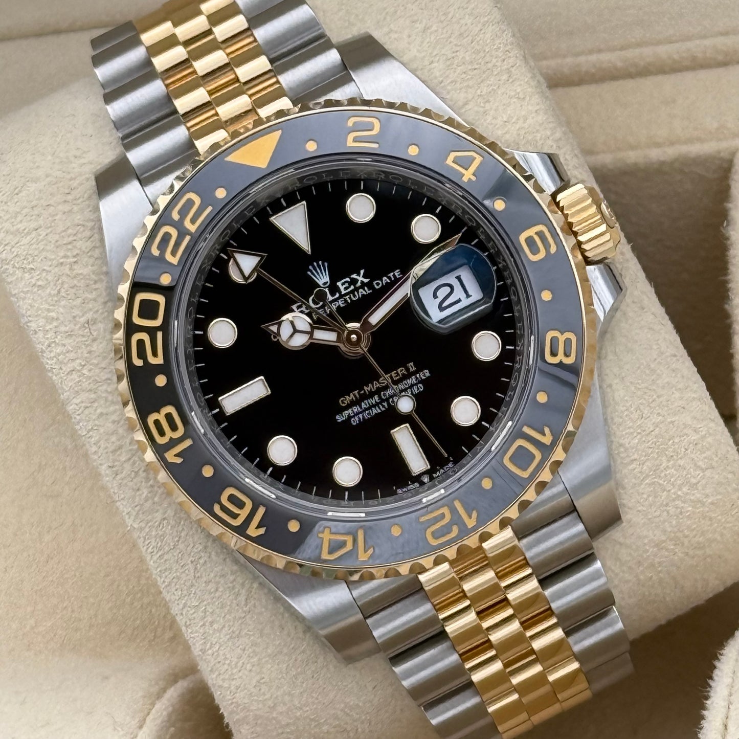 GMT Master II „Stahlgold“
