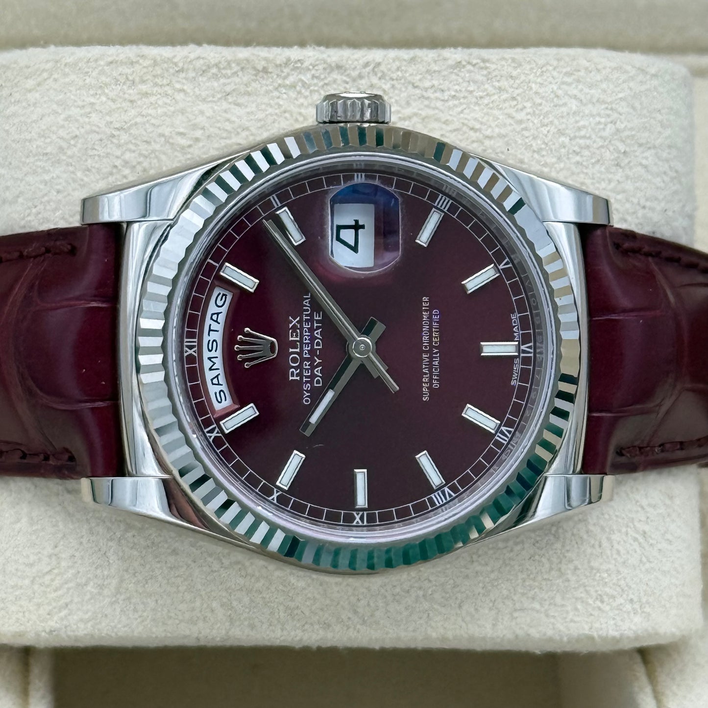 Day Date 36 „Cherry Dial“