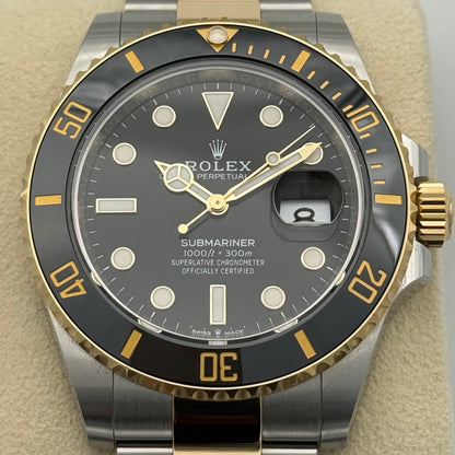 Submariner Date 41, Stahlgold