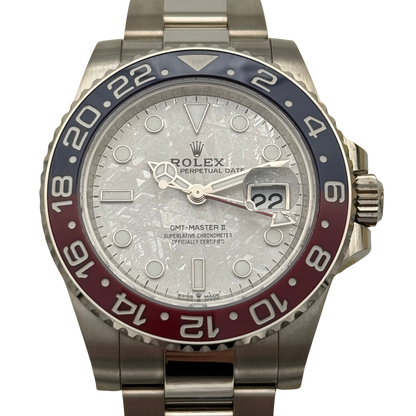 GMT Master II, Weißgold, Meteorit