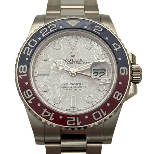 GMT Master II, Weißgold, Meteorit