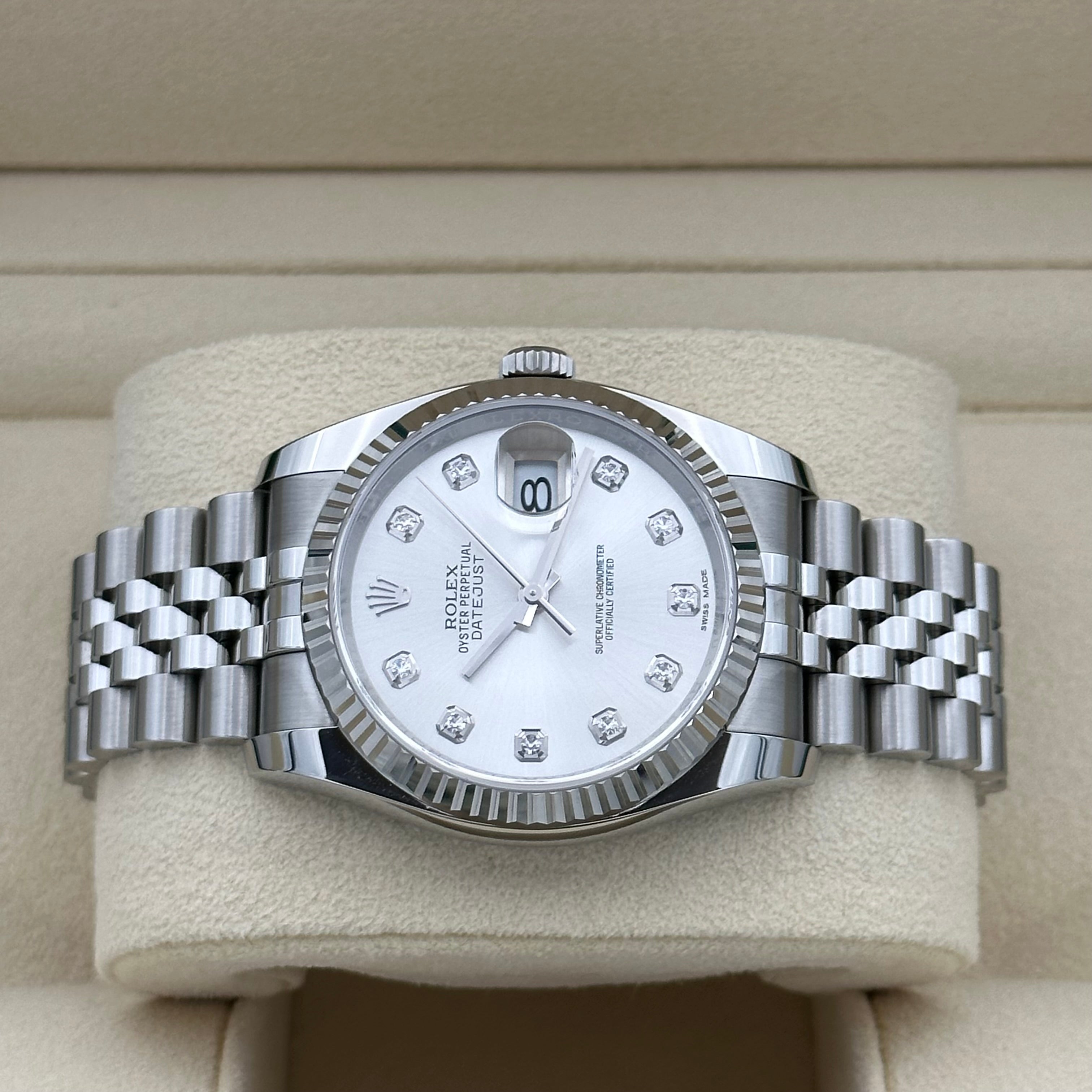 Datejust 36, Diamanten