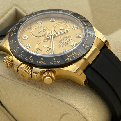Daytona Oysterflex Diamanten, ungetragen