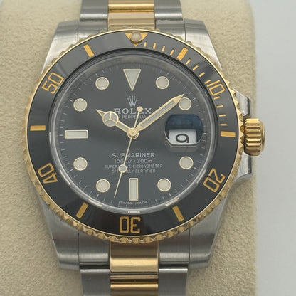 Submariner Date 40, Stahlgold