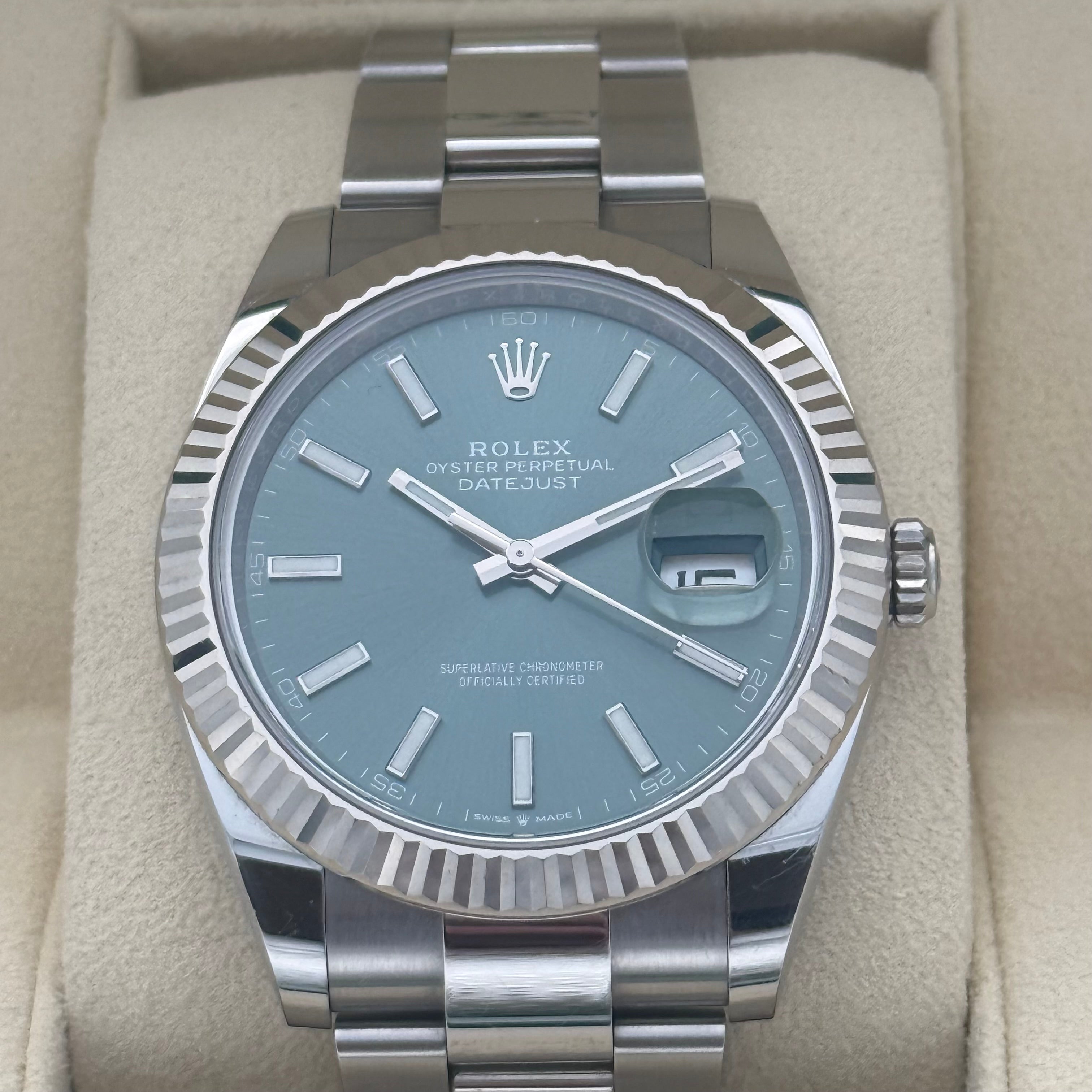 Datejust 41, Mintgrün