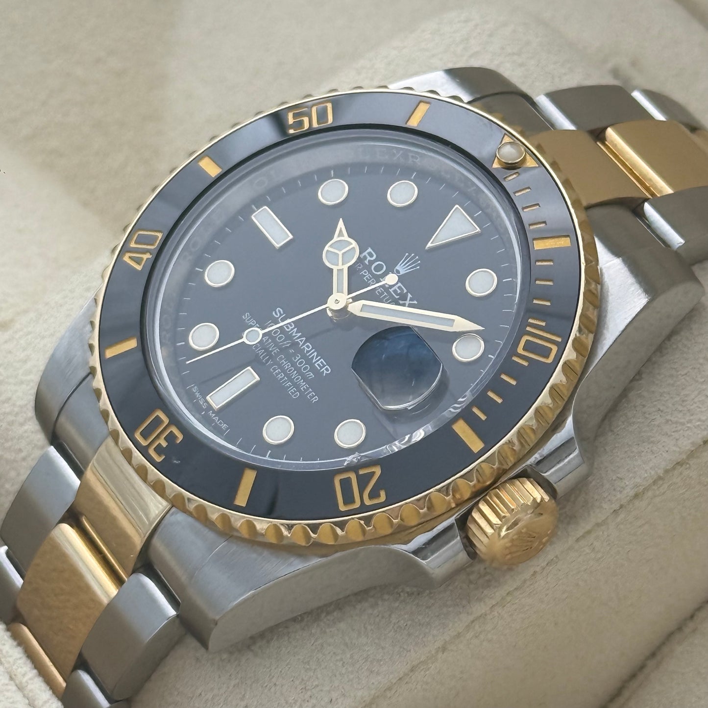 Submariner Date 40, Stahlgold