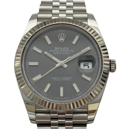 Datejust 41, Rhodium