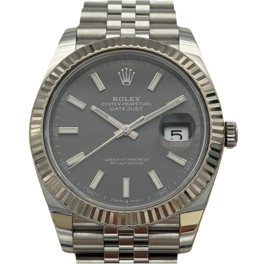 Datejust 41, Rhodium