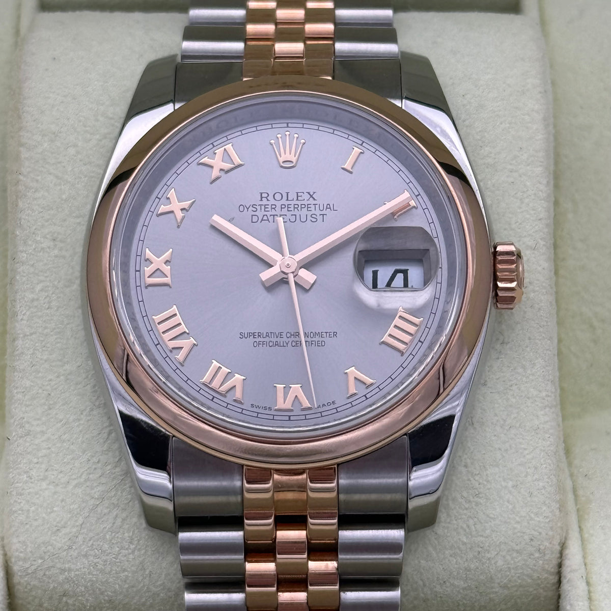 Datejust 36, Stahlrosegold