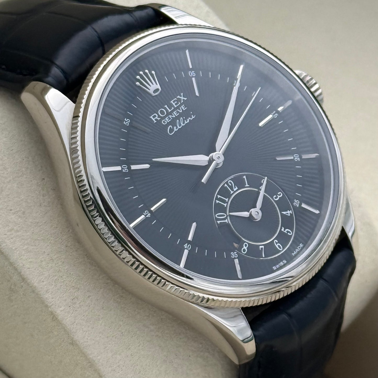 Cellini, Weißgold, Dualtime