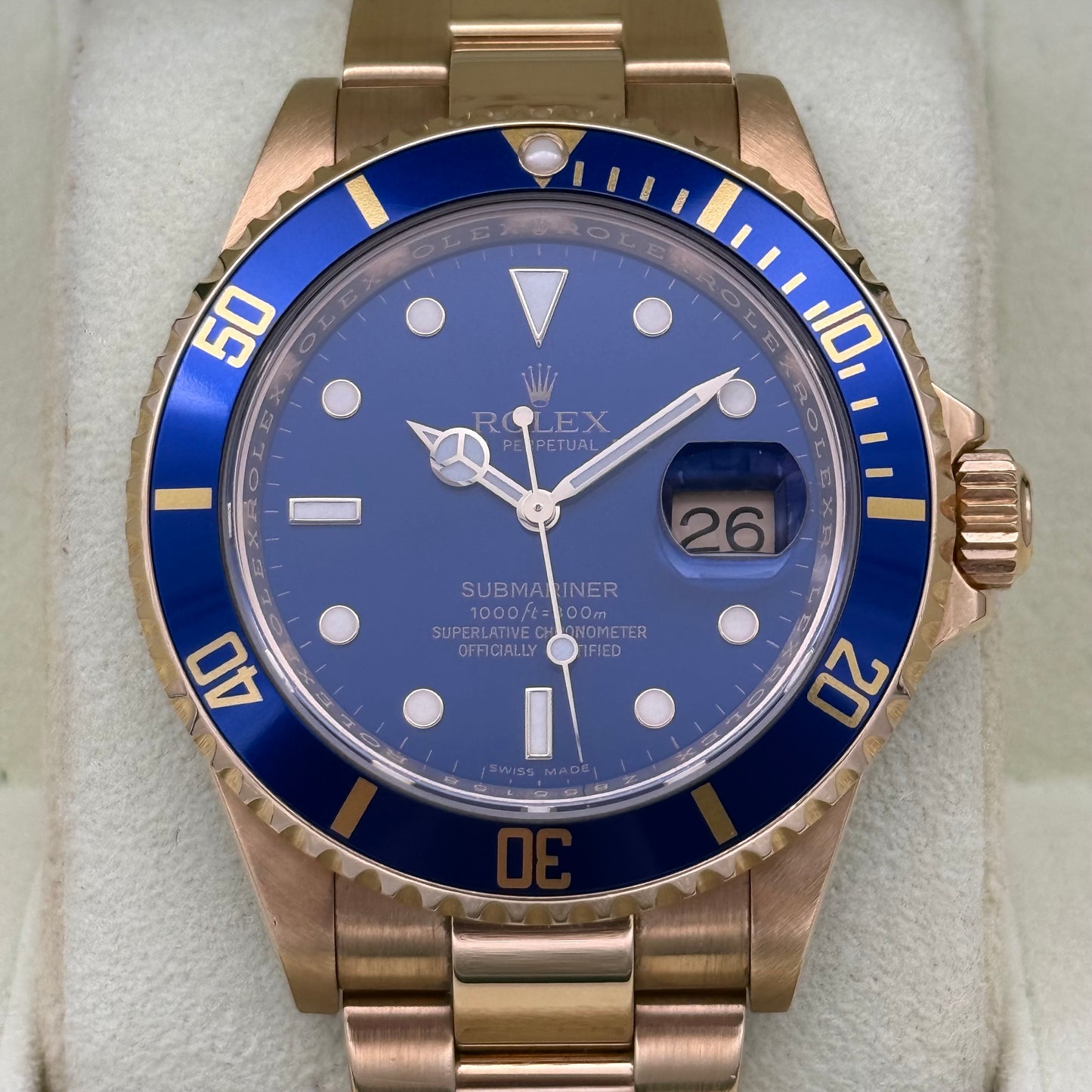 Submariner Date 40, Vollgold