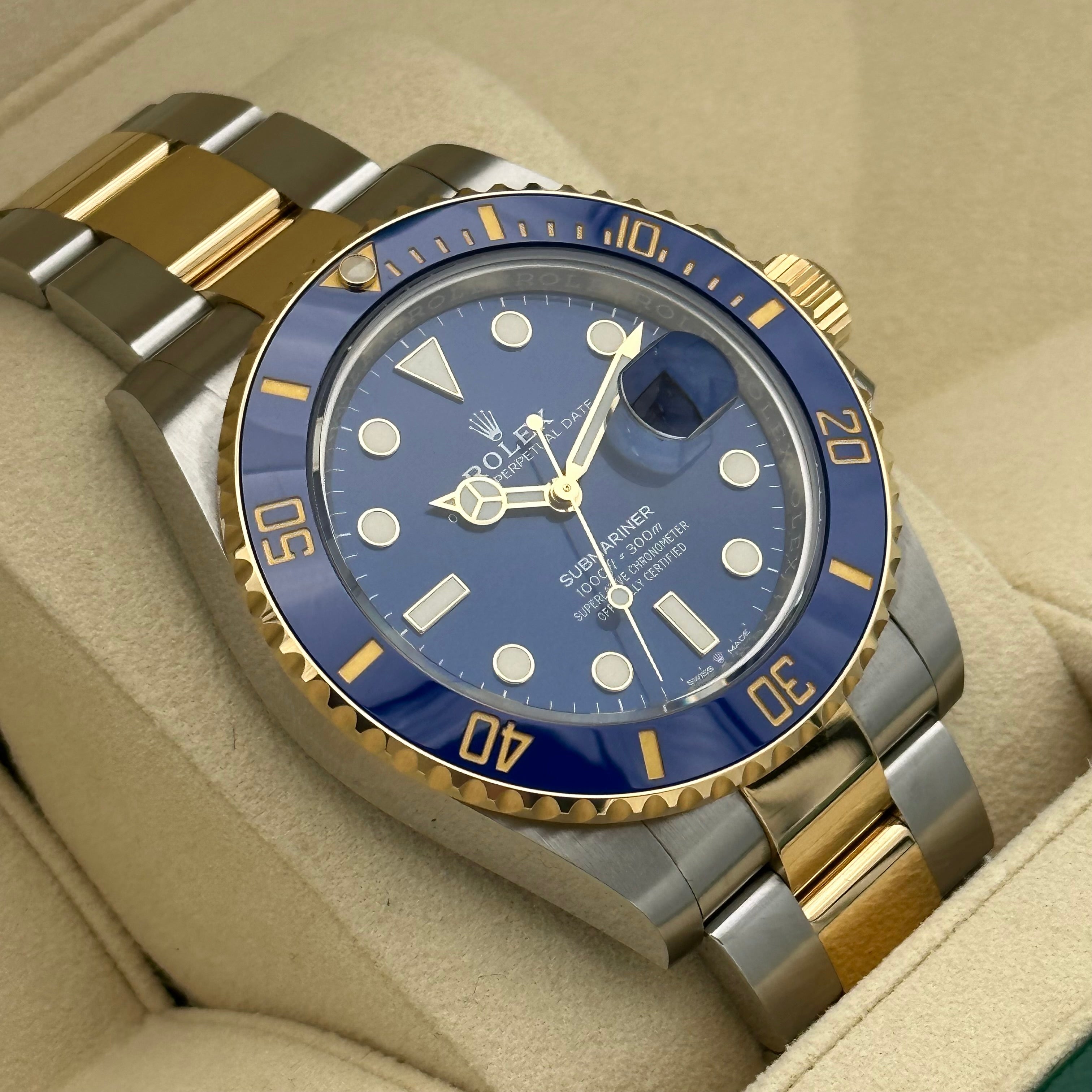 Submariner Date 41, Stahlgold