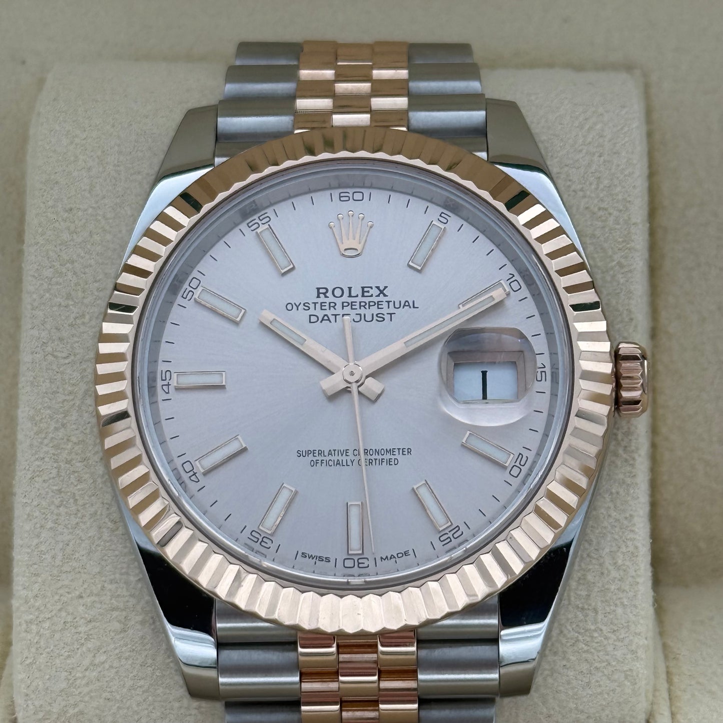 Datejust 41, Stahlgold