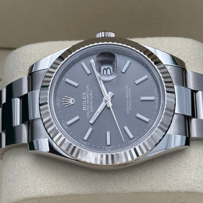 Datejust 41 „Rhodium“ unworn