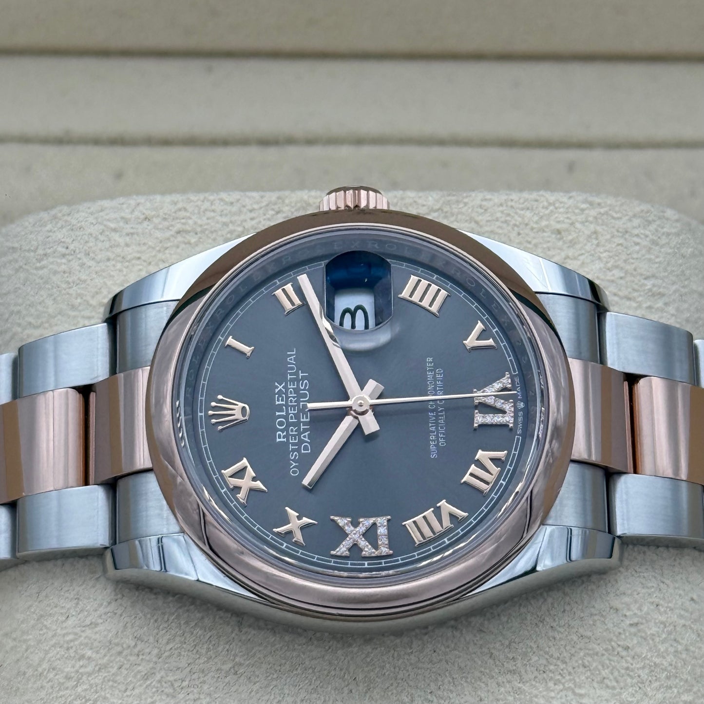 Datejust 36, Stahlrosegold