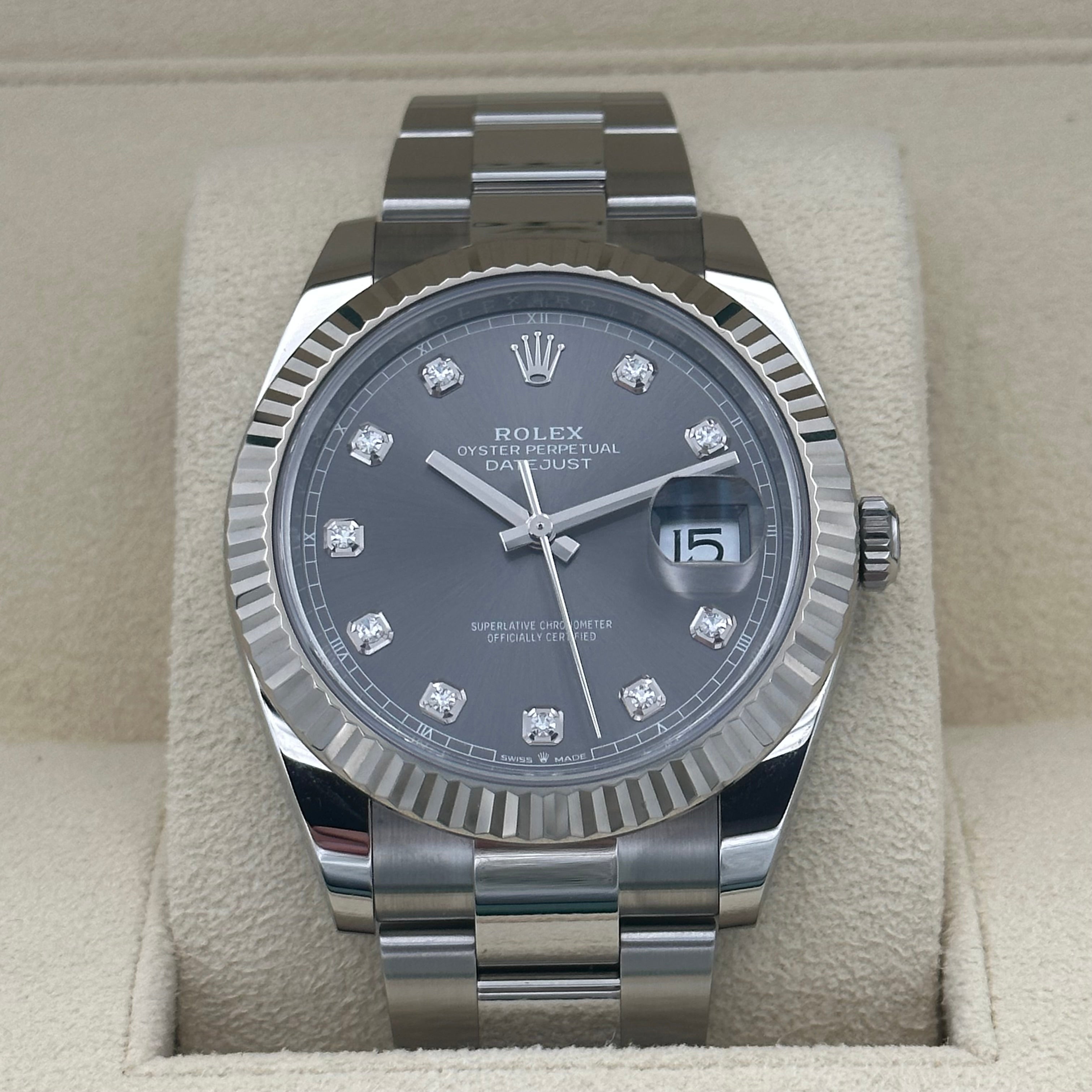 Datejust 41 diamant best sale