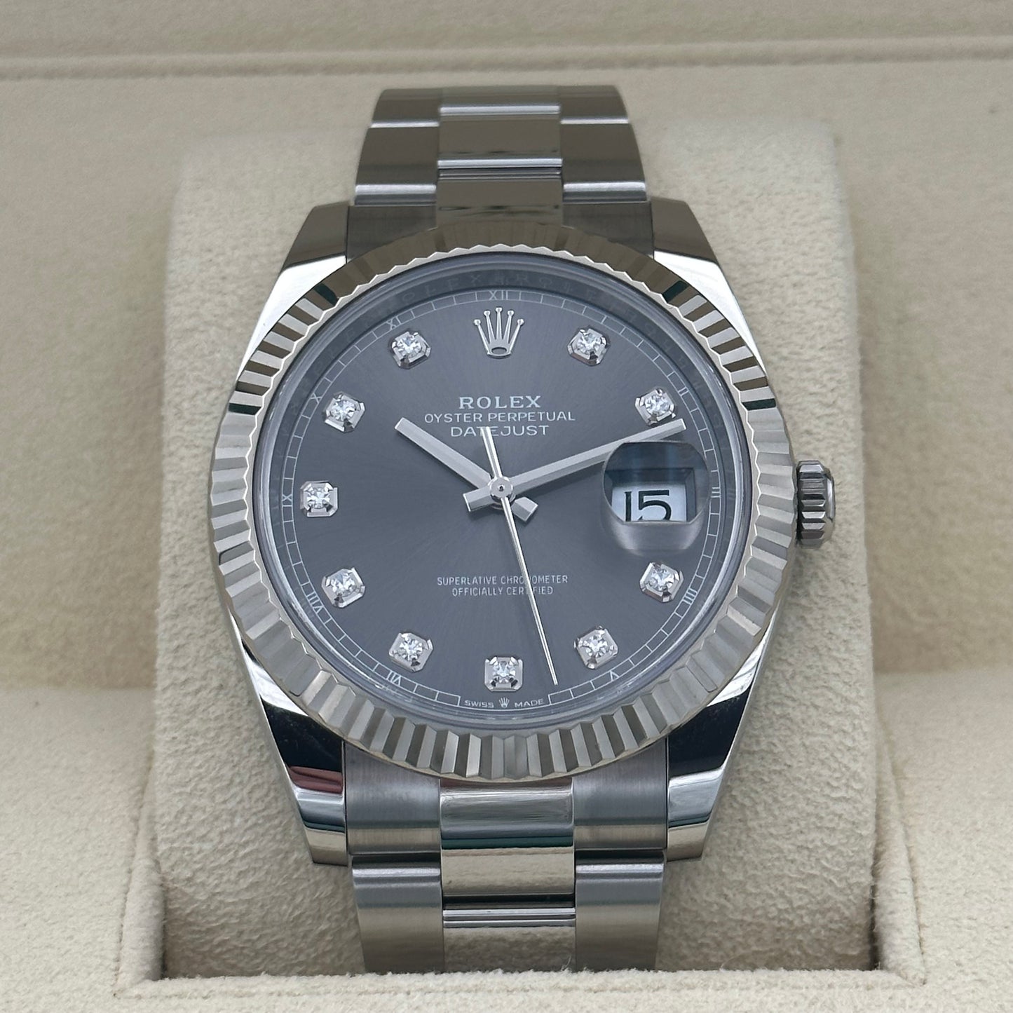 Datejust 41 „Diamanten“