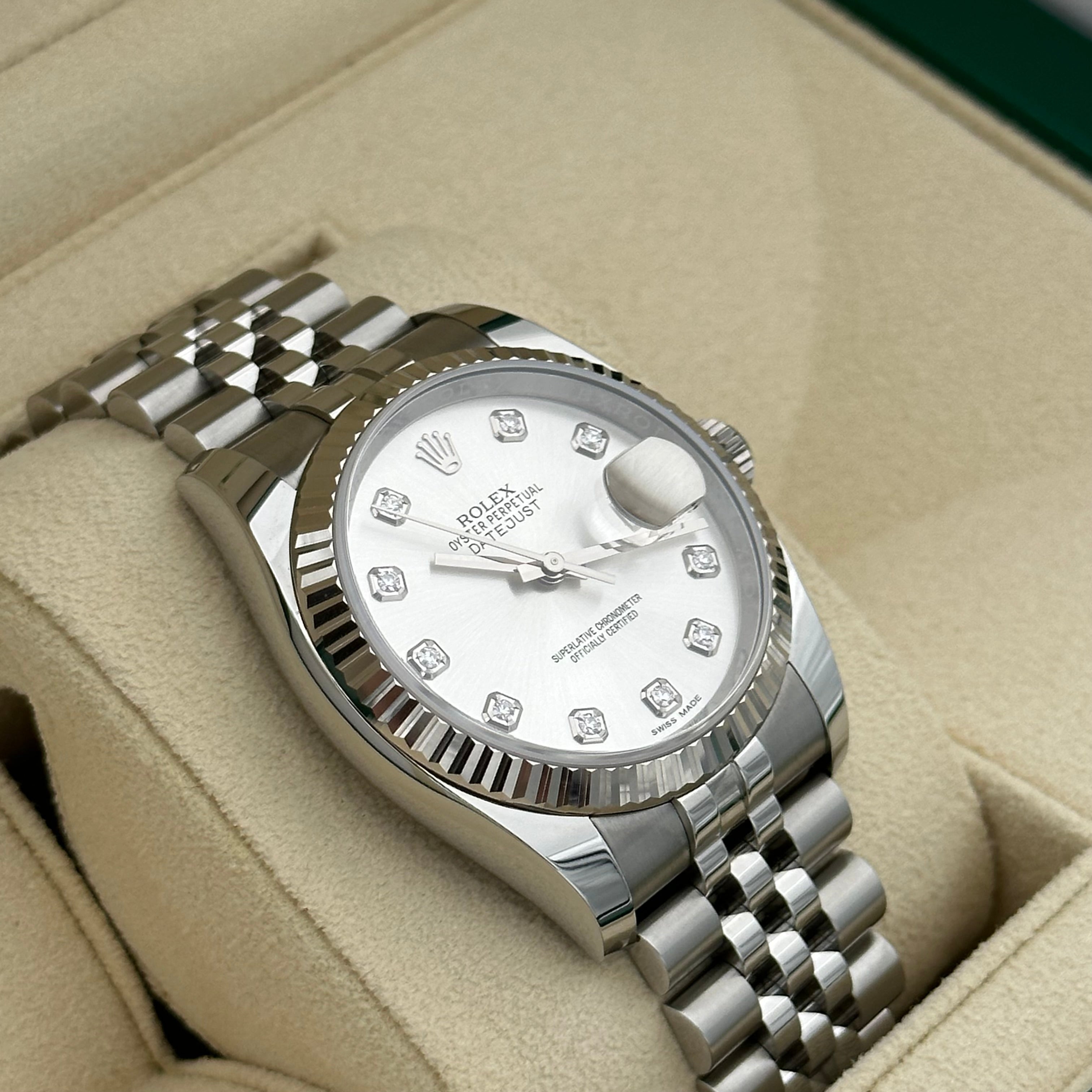 Datejust 36, Diamanten