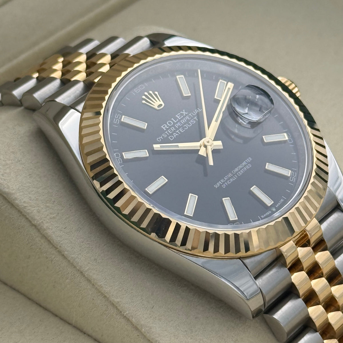 Datejust 41, Stahlgold