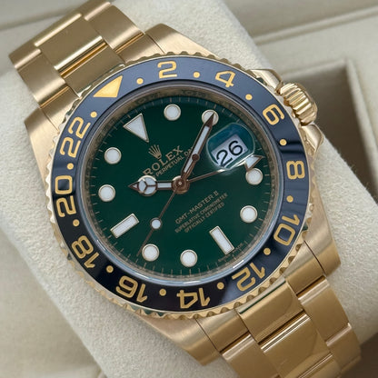 GMT Master II Vollgold, grün