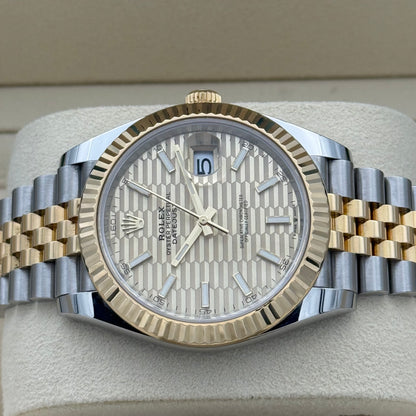 Datejust 41, Stahlgold „Motiv“